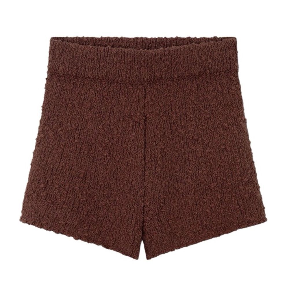 Zulu & Zephyr Plum Boucle Knit Short Size 0-2 (NWT)